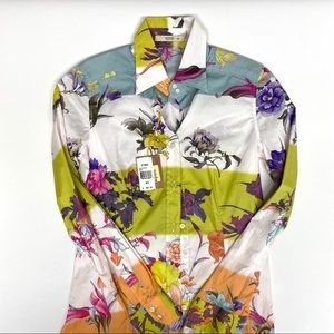 Etro Floral Button Down, NWT, Size 40